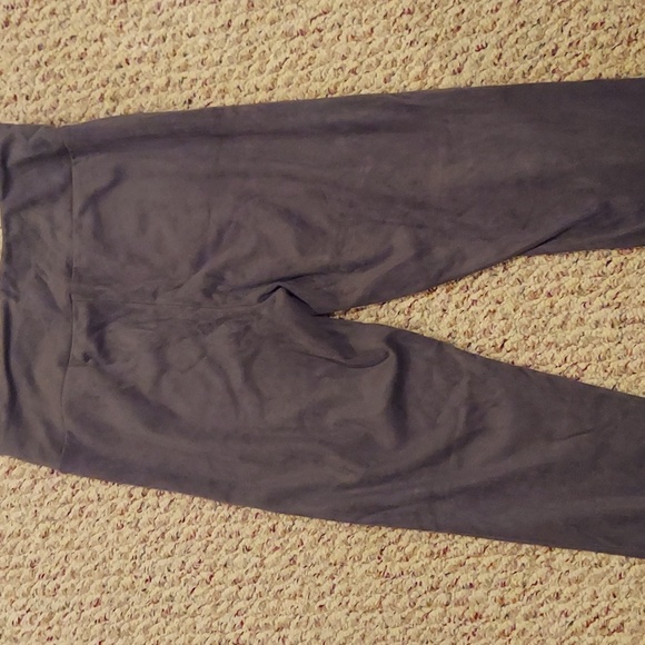 Gray Soft Faux Suede Pants Vegan Size 8 NWOT - Picture 5 of 6